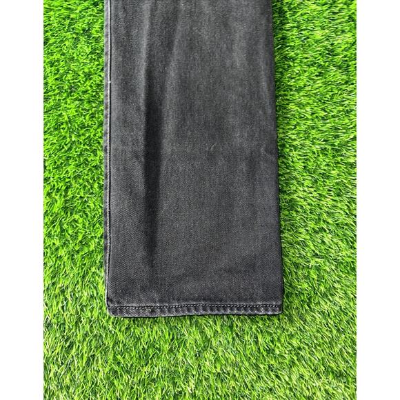 Vintage Levi's 501 Jeans Mens (Tag 33x30) Black Button Fly Straight Leg - Picture 10 of 13